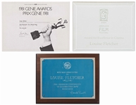 Oscar Winning Actress Louise Fletcher Award Lot