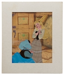 Disney Animation Cel of Aurora from Sleeping Beauty -- Near Fine Condition