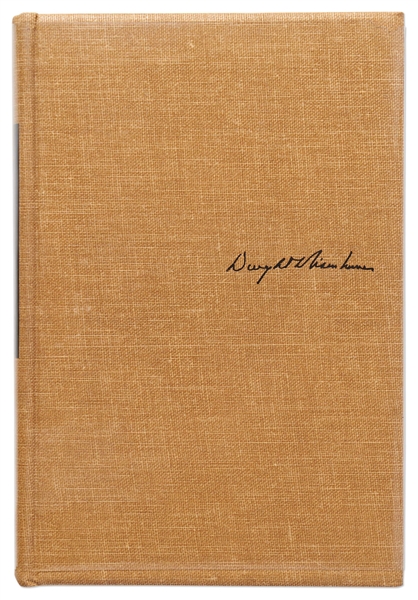 Dwight D. Eisenhower Signed D-Day Speech From the Limited Edition of ''Crusade in Europe'' -- Housed in Original Glassine Dust Jacket & Slipcase