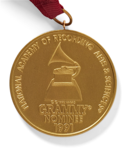 Stevie Wonder's 1991 Grammy Nomination Medal