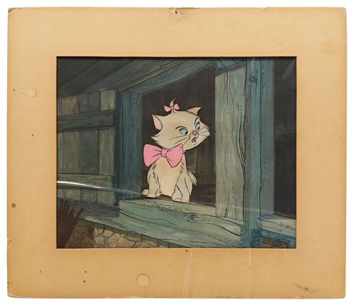 Disney Animation Cel of Marie the Kitten from ''Aristocats''