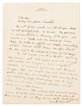 F. Scott Fitzgerald Autograph Letter Signed -- ''...as she melted into his arms and her mouth filled with tweed combings the last thing she saw was the sinister figure of F. Scott Fitzgerald...''