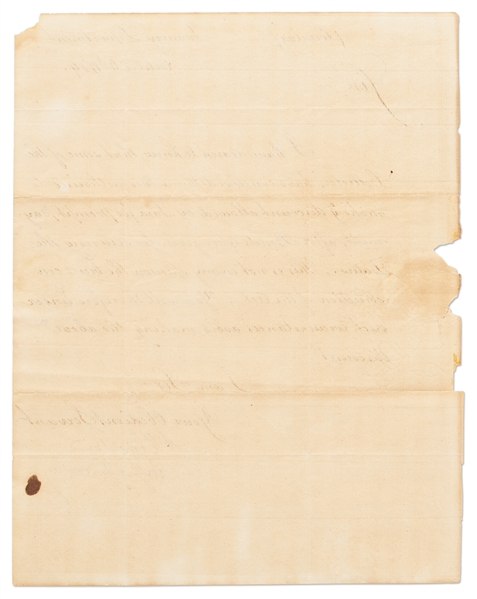 Alexander Hamilton Circular Signed as U.S. Treasury Secretary from October 1789 -- And Signed a Second Time by Hamilton with His Franking Signature