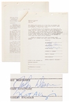Marlon Brando Signed 32pp. Contract to Star as Col. Walter Kurtz in  ''Apocalypse Now'' -- Lot Also Includes ''Apocalypse Now'' Documents Signed by The Doors, Harry Dean Stanton, Colleen Camp & More