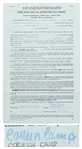 Marlon Brando Signed 32pp. Contract to Star as Col. Walter Kurtz in  ''Apocalypse Now'' -- Lot Also Includes ''Apocalypse Now'' Documents Signed by The Doors, Harry Dean Stanton, Colleen Camp & More