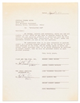 Marlon Brando Signed 32pp. Contract to Star as Col. Walter Kurtz in  ''Apocalypse Now'' -- Lot Also Includes ''Apocalypse Now'' Documents Signed by The Doors, Harry Dean Stanton, Colleen Camp & More