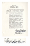 Jazz Singer Sarah Vaughan Contract Signed