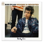 Bob Dylan Signed Album ''Highway 61 Revisited'' -- With Jeff Rosen COA