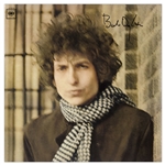 Bob Dylan Signed Double Album ''Blonde on Blonde'' -- With a COA From Dylan's Manager, Jeff Rosen