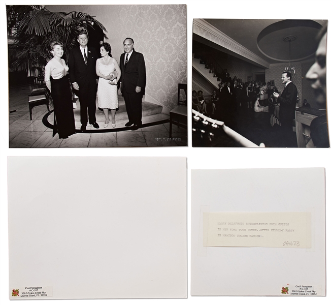 Cecil W. Stoughton's Personal Photo Album of John F. Kennedy's Birthday Party in 1962, Following the Madison Square Garden Event