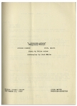 Moe Howard's Script for the 1952 Three Stooges Film ''Rip, Sew and Stitch'' -- With Annotations in Moe's Hand Including His Signature