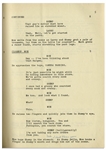 Moe Howard's Script for the 1952 Three Stooges Film ''Rip, Sew and Stitch'' -- With Annotations in Moe's Hand Including His Signature