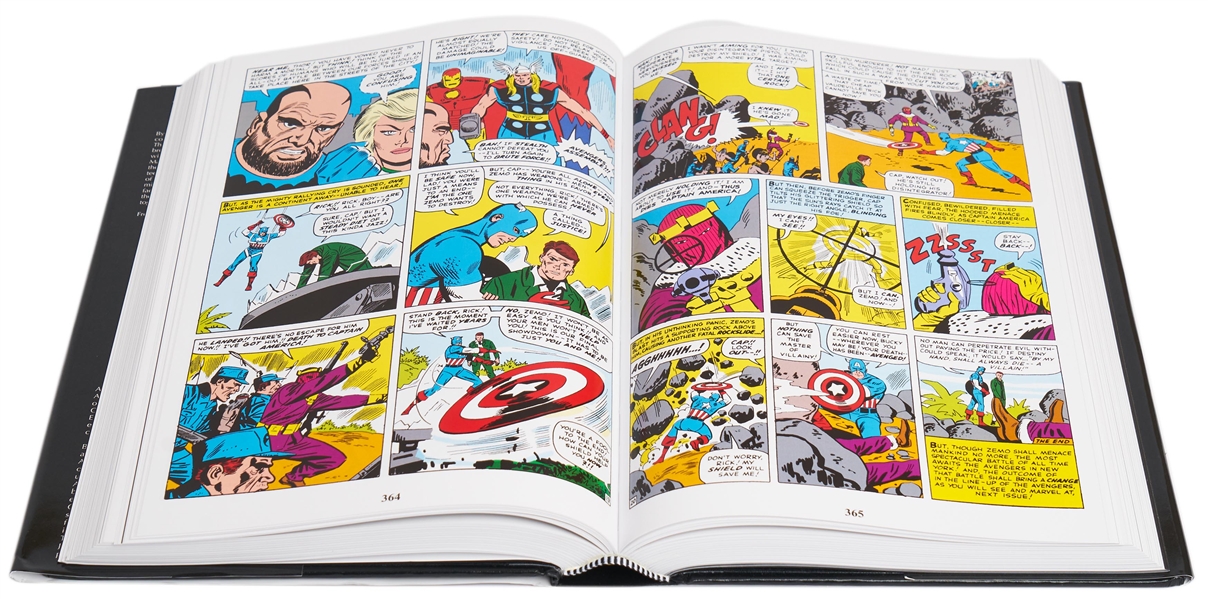 Stan Lee Signed ''The Avengers Omnibus'' Coffee Table Book -- Also Signed by 8 Members of Superhero Squad Including Chris Hemsworth & Chris Evans