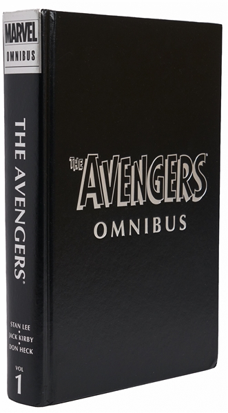 Stan Lee Signed ''The Avengers Omnibus'' Coffee Table Book -- Also Signed by 8 Members of Superhero Squad Including Chris Hemsworth & Chris Evans