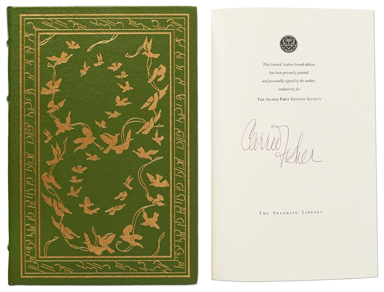 Carrie Fisher Signed Deluxe Limited Edition of ''Delusions of Grandma''