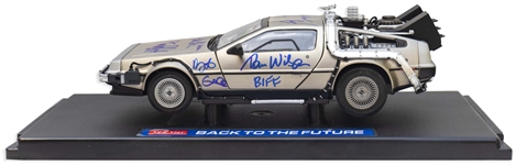 Back to the Future Cast-Signed DeLorean