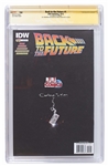 ''Back to the Future'' Cast-Signed Comic #1, With Powerful Variant Cover -- Signed by 6 Cast Members Including Michael J. Fox and Christopher Lloyd