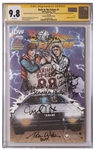 Back to the Future Cast-Signed Comic #1, Graded 9.8 -- Includes Signatures of Michael J. Fox, Christopher Lloyd, Lea Thompson, Thomas Wilson, Claudia Wells & James Tolkan