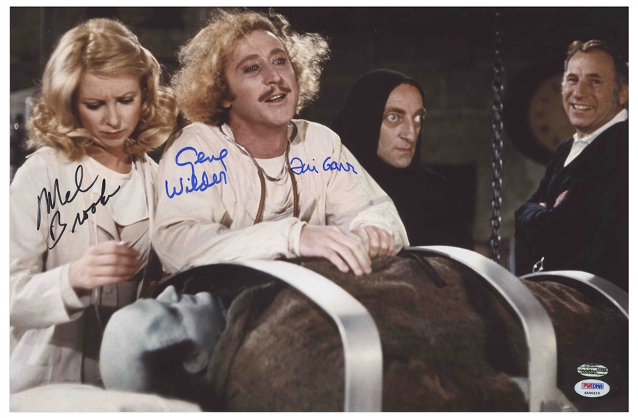 ''Young Frankenstein'' Cast-Signed 18'' x 12'' Photo, Showing the Actors in a Candid Pose -- With PSA/DNA COA