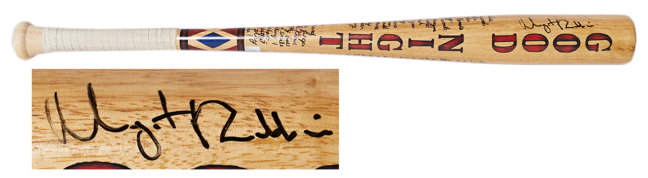 Margot Robbie Signed ''Good Night'' Baseball Bat From ''Suicide Squad''