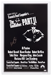 Al Pacino Signed The Godfather II 16 x 24 Photo of the Movie Poster