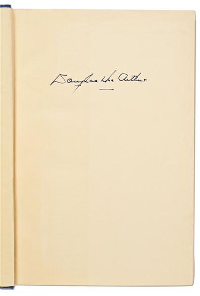 Douglas MacArthur Signed Copy of His Biography ''MacArthur His Rendezvous with History'' -- With PSA/DNA COA