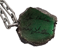 Kryptonite Rock Signed by Gene Hackman as Lex Luthor from ''Superman''