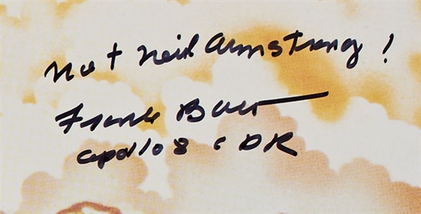 Led Zeppelin II Album Signed by Artist David Juniper & Frank Borman, the Apollo Astronaut Who's on the Cover Because Juniper Thought He Was Neil Armstrong -- Borman Writes ''Not Neil Armstrong!''