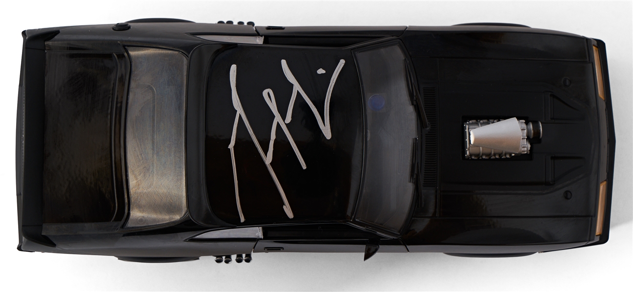 Mel Gibson Signed ''Mad Max'' Ford Falcon XB Interceptor Model Car