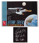 William Shatner Signed Star Trek Poster -- Shatner Writes the Famous Title Sequence Introduction: Space the Final Frontier...William Shatner / Capt. Kirk / Star Trek
