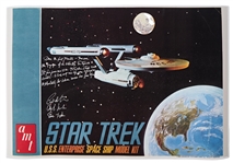 William Shatner Signed ''Star Trek'' Poster -- Shatner Writes the Famous Title Sequence Introduction: ''Space the Final Frontier...William Shatner / Capt. Kirk / Star Trek''