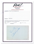 Frank Sinatra Vintage Signature -- With Epperson COA