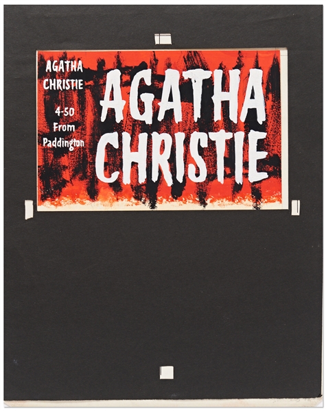 Original First Edition Artwork for the Agatha Christie Crime Novel ''4-50 From Paddington''