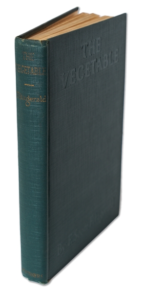 F. Scott Fitzgerald First Edition, First Printing of His Only Play ''The Vegetable''