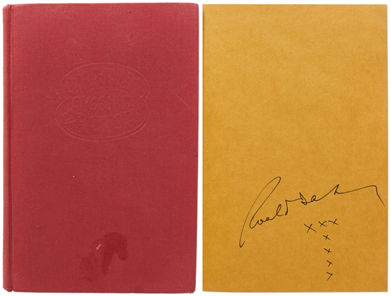 Roald Dahl Signed First Edition of Charlie and the Chocolate Factory -- Without Inscription