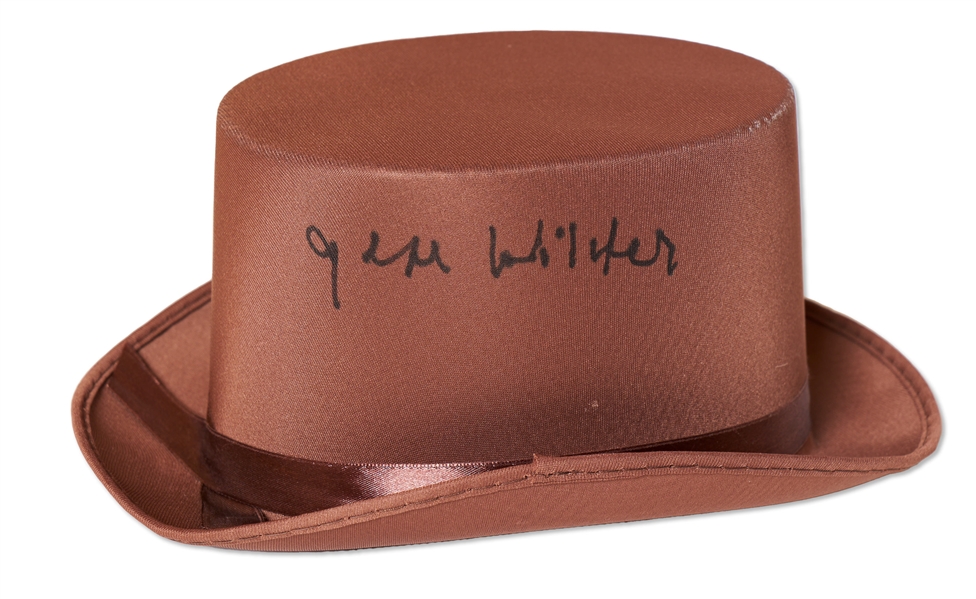 Gene Wilder Signed ''Willy Wonka'' Hat -- With PSA/DNA COA