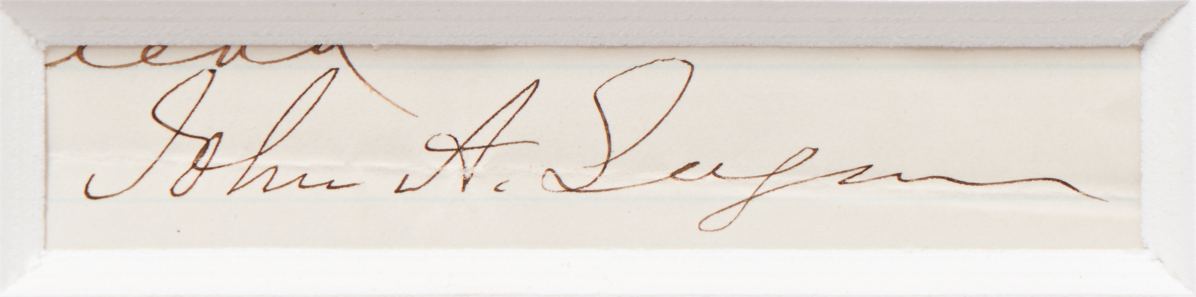 The Impeachment of President Andrew Johnson -- Includes Original Full Impeachment Trial Ticket Plus the Signatures of Johnson & Seven House Prosecutors