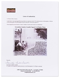 Incredible 20'' x 16'' Photo Essay Handwritten & Signed by Gwendolyn Sanders, Who Led the 1963 Student Protest in Birmingham, Alabama -- ''...Birmingham firemen used these water hoses against us...''