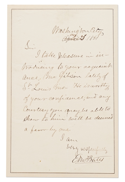 Signatures of President Abraham Lincoln's Cabinet -- All Seven Signed During the Civil War as Cabinet Secretaries