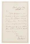 Signatures of President Abraham Lincoln's Cabinet -- All Seven Signed During the Civil War as Cabinet Secretaries