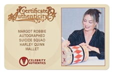 Margot Robbie Signed ''Suicide Squad'' Mallet -- Size 1:1 Scale