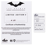 Robert Pattinson Signed Limited Edition Batman Batarang -- From Pattinson's Portrayal of the Iconic Superhero in ''The Batman''