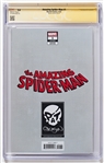 Willem Dafoe Signed ''Amazing Spider-Man'' #1 Comic Book with Variant Cover of Dafoe's Green Goblin Villain -- CGC Encapsulated & Graded 9.8
