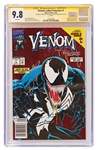 Tom Hardy and Todd McFarlane Signed Venom: Lethal Protector #1 Comic Book -- CGC Encapsulated & Graded 9.8