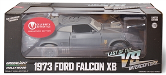 Mel Gibson and Tom Hardy Signed ''Mad Max'' Ford Falcon XB Interceptor Model Car