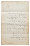 Queen Victoria Signed Invitation for Her Royal Coronation