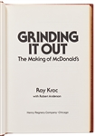 Ray Kroc Signed Copy of ''Grinding It Out: The Making of McDonald's'' -- Near Fine