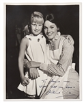 Julie Andrews Signed 8 x 10 Candid Photo from Mary Poppins -- From the Estate of Mary Poppins Producer Bill Walsh
