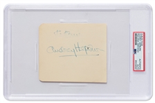Audrey Hepburn Vintage Signature -- Encapsulated by PSA/DNA