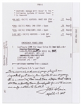 Fred Haise Signed & Handwritten Apollo 13 Flight Notes, ''a record of the real time steps that NASA & the industry team developed for us to ensure our safe return to Earth!''